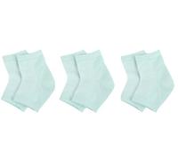 3 Pares De Calcetines Para El Talón, Tacón Transpirable Reutilizable Calcetines De Algodón Para Mujeres Y Hombres, Para El Talón Seca y Agrietada, Protector Pies Día Noche Cuidado Piel