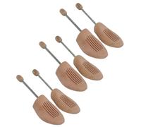 3 Pares De Calzadores De Madera Espiral De Talla 36/37 (Juego De 3 Pares)