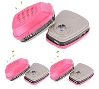 3 pares de cartuchos de respirador 60921, filtros de respirador, filtro de máscara de gas que ayuda a proteger contra vapores orgánicos, gases ácidos, partículas, polvo