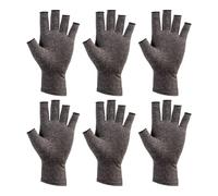 3 Pares De Guantes De Presión Grises, Guantes Deportivos, Guantes De Ciclismo, Guantes Para El Cuidado De Las Articulaciones, Guantes Elásticos