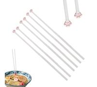 3 pares de palillos de huellas de gato, palillos reutilizables para sushi, palillos con patas de gato para fiestas, amantes de los animales, cocina, restaurante