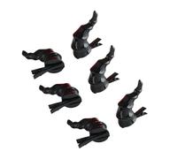 3 pares de pasadores de cuerno de diablo para cosplay, evento, anime, accesorios de disfraz, pinzas antideslizantes para el pelo para juegos de rol