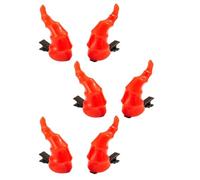 3 pares de pasadores de cuerno de diablo para cosplay, evento, anime, accesorios de disfraz, pinzas antideslizantes para el pelo para juegos de rol