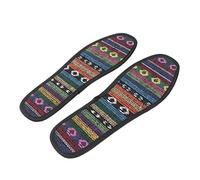 3 pares de plantillas absorbentes de sudor Plantillas de zapatos Boho Cojín de zapatos Esponja Plantilla deportiva Plantillas casuales Plantillas elásticas Insertos de zapatos Plantilla de carbón Lava