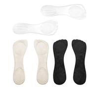 3 pares de plantillas antideslizantes para mujer, plantillas de tacón alto, almohadillas absorbentes de golpes, plantillas elásticas suaves, plantillas autoadhesivas, plantillas cómodas