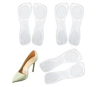 3 Pares De Plantillas Autoadhesivas Para Tacones Altos, Plantillas De Silicona Antideslizantes, Plantillas Suaves Y Cómodas, Plantillas Para Sandalias Antidesgaste De Rebote, Sandalias