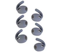 3 Pares de Soportes Flexibles de Silicona para Las Orejas, Ganchos para Las Orejas para Deportes y Uso Diario, cómodas Fundas de Silicona para Auriculares