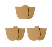 3 pares de suelas de reparación de zapatos resistentes al desgaste, parches antideslizantes de goma de repuesto para arreglar el talón desgastado de zapatos, almohadillas de reparación gruesas para