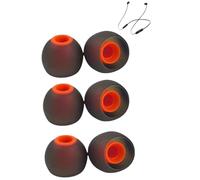 3 pares de tapones de repuesto de silicona compatibles con auriculares JBL Reflect Flow, Endurance Peak II, Tune 125TWS, 130NC, 215TWS | Aislamiento de ruido | S/M/L 3 tamaños diferentes