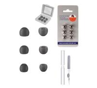 3 pares de tapones de silicona para auriculares Sony WF-C700N daunke de repuesto, 3 tamaños diferentes (S/M/L), suaves y cómodos, para auriculares in-ear, color gris