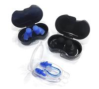 3 pares de tapones de silicona para los oídos de natación para adultos, impermeables, reutilizables, protectores de oídos de silicona suave para nadar, hacer surf, esnórquel y otros deportes acuáticos