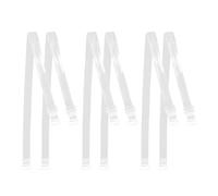 3 pares de tirantes transparentes para sujetador, tirantes ajustables para sujetador, tirantes invisibles para sujetador, tirantes de silicona para el pecho, tirantes elásticos para sujetador,