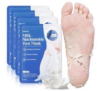 3 Pares Foot Peel Mask Exfoliante e Hidratante para Pies, Calcetines de Cuidado con Leche, ayuda a eliminar piel muerta, para pies secos, ásperos y talones agrietados, para mujeres y hombres
