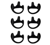 3 Pares Inserto de Auricular de Silicona Negro para Tubo Acústico | Repuesto para Tubo de Bobina Acústica, Uso en Ejercicio Intenso, Ajuste Seguro y Cómodo