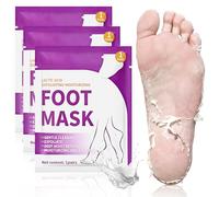 3 Pares Mascarilla Exfoliante Pies,Mascarilla Hidratante Pies,calcetines hidratantes para pies con acción emoliente,hidratación intensiva,Ideal para Cuidado de Pies,Uso Fácil y Rápido