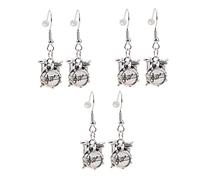 3 Pares Pendientes de Conjunto Set de Batería Pendientes Colgantes para Accesorios Elegantes