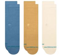 3 Pares Stance Informal Abrigo Tripulante Calcetines Crema / Azul Hombre L