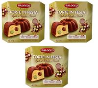 3 pasteles Balocco en Festa Voglia di Pistacchio e Nocciola rellenos con deliciosa crema de pistachos y avellanas de 400 g