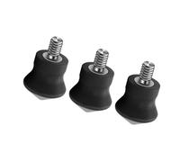 3 patas de trípode de tornillo de 1/4 para mayor fiabilidad tanto en suelos planos como irregulares, pie de goma antideslizante
