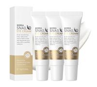 3 PCS Baba De Caracol Contorno De Ojos Antiarrugas Mejora Eficazmente Ojeras Bolsas Bajo Ojos Patas Gallo Humecta Hidrata Profundamente Dejando Piel Más Firme Suave Irradia Luminosidad Juvenil 15g