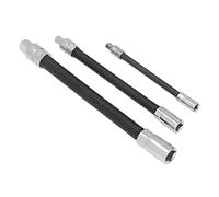3 Pcs Barra de Extensión BLE de Acero Resorte, Barra Eléctrica Flexible, 1 4 Pulgadas Conectores 8 Pulgadas Perforación para la Reparación Automotriz 2