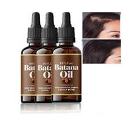 3 PCS Batana Oil with Rosemary for Hair Growth - Nourish Scalp & Detox for Strong