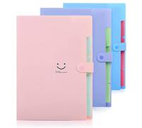 3 PCS Carpeta de Archivos de Expansión,Expansión de la carpeta de archivos,Para Documentos En Acordeón Para Oficina Escuela Casa.