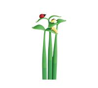 3 Pcs Cartoon Insect Gel Pen 0.5mm Writing Pen Lovely Gel Ink Pen Swing Neutral Pen Gift Pen for School