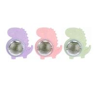 3 Pcs Catnip Ball Toy, Interactive Cat Lick Chew Toy 360rotating Cat Toy for Cat Licking Teeth Cleaning Dental Edible Kitten Toy