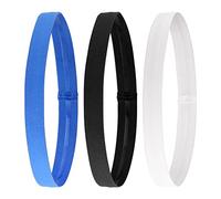 3 Pcs Diadema Deportiva Elástica, Elásticas Diadema Deportiva Antideslizante Deporte Cintas de Pelo para Mujeres, Banda de Pelo para Fútbol Yoga Trotar Correr