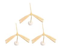 3 Pcs Diy Balance Toys Balance Bamboo Dragonfly Diy Bamboo Toys Manual Crafts