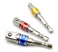 3 Pcs Douille à impact adaptateur/extension Ensemble de tourne-écrous. 1/10,2 cm, 3/20,3 cm, et 1/5,1 cm Drive