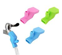 3 Pcs ExtensióN Grifo Para NiñOs, Extensor Grifo Cocina Para BebéS Extensiones De Grifo De Silicona De Grado Alimenticio Para NiñOs Para BañO Cocina Lavarse Las Manos Y la Cara