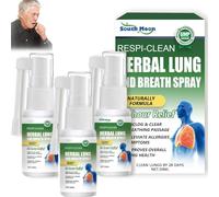 3 Pcs Furzero Respiclean Herbal Lung and Breath Spray, Herbal Lung Cleansing Spray, Herbal Lung Cleanse Spray, Relieve Body Discomfort, Herbal Mist for Lung Discomfort