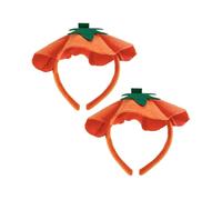 3 Pcs Halloween Pumpkin Headband Green Leaf Pumpkin Hair Hoops Orange Pumpkin Headpiece Hairband Hair Bands Christmas Party