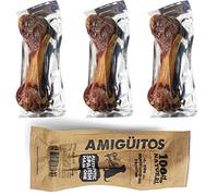 3 Pcs Hueso Jamon para Perros Natural al Vacio Grande Fortalecedor de Dientes Stick Dental Dog Snack 20 cm (Cada Unidad 340-350g) BPS-7613 * 3
