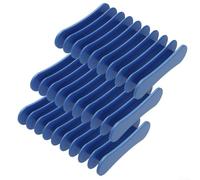 3 PCS Jaboneras de silicona Drenaje innovador para baño y cocina uso (azul)