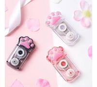3 Pcs Joli Ruban Correcteur, Chat Ruban Correcteur, Mini Correcteur Ruban, Rubans de Correction cole, Rollers de Correction, Kawaii Color Griffe De Ch