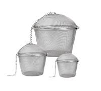 3 Pcs Limpiador Cestas Limpiadoras, Cesta Limpiadora Ultrasónica, Piezas Ultrasónicas Joyería Limpiador Vapor, Filtros de Té Acero Inoxidable Coladores Infusor Té Hoja Suelta
