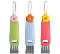 3 Pcs Limpiador de Tapas de Tazas 3 en 1, Cepillo de Limpieza Multifunción para Huecos Pajas, Multifuncional Cepillo de Botellas de Agua Adecuado para Varias Tazas Botellas