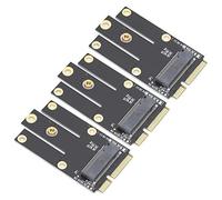 3 PCS M.2 NGFF a Mini PCI-E Tarjeta Adaptadora de Red Inalámbrica, Mini Convertidor Portátil para WIFI Inalámbrico, Compatible con Tarjeta Red Bluetooth para In-tel 3160NGW 8260NGW AX200NGW ect.