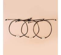 3 Pcs Matching Distance Bracelets Friendship Gift Sisters Best Girls Women Stylish Wrist Watch for