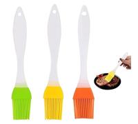 3 Pcs Pincel Cocina, BBQ Pincel, Pincel de Pastelaria, Resistente a Altas Temperaturas Pinceles de Silicone Traje para Barbacoas, Repostería, Revolver Alimentos, Baking Cooking