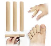 3 Pcs Protector Dedos Pie de Silicona Cortables, Tubos de Dedo de Pie, Protectores de manga de tela con forro de gel, evita el desarrollo de maíz, callos y ampollas entre los dedos de los pies (M).