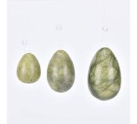3 Pcs/Set Natural Green Jade Egg For Kegel Ball Exercise Pelvic Floor Muscles