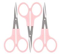 3 PCS Small Embroidery Curved Scissors, Point Craft Scissor Set Sewing Curved Cutting Shears for Scrapbooking Quilting DIY Sewing Knitting Embroidery
