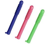 3 PCS Stick de Aliento de Aceite Esencial Masticable,Bastón de Respiración Portátil de Silicona para Aromaterapia,Ideal for Llevar a Cualquier Lugar, for Una Respiración Concentrada y Despejada