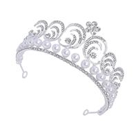 3 pcs tiaras redondear la princesa de halloween creative elegante exquisito cabello barroco barroque novio tocado de cumpleaños coronas decorativas decoración de la novia de la novia del baile de