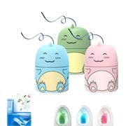 3 Pcs Toilet Cleaner & Toilet Deodorizer Wonder, Toilet Bowl Cleaner Bottle, Toilet Bowl Deodorizer Tablets, Bathroom Deodorizer, Long Lasting Fragrance