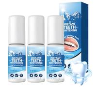 3 PCS Tooth Polish Pintura de Dientes Pintura Dental Suave y Seguro Aplicación Precisa y Portátil Elimina Manchas Blanquea Los Dientes Rápidamente Aliento Fresco 5ml/Frasco